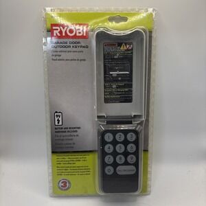 Ryobi Garage Door Outdoor Keypad‎ GDA300 Module System Gray/Black NEW